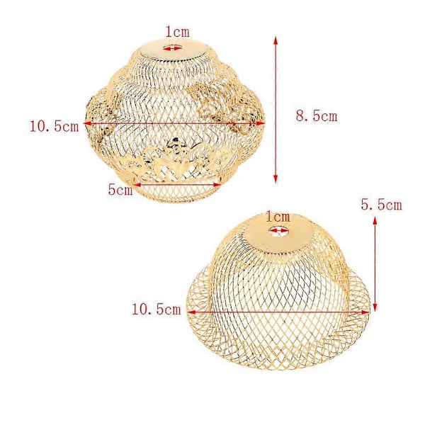 G4/G9/E14 Lampe Jern Lampeskærm Pendel Lampeskærm til Soveværelse Stue