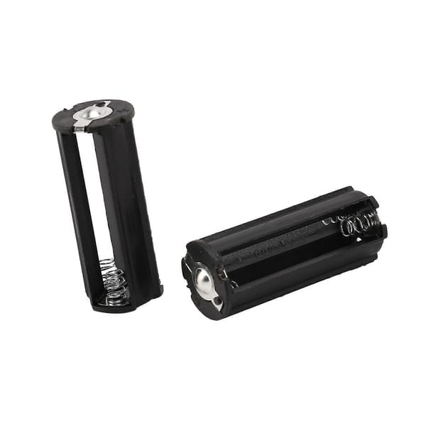 10 stk. sort batteriholder til 3 x 1,5V AAA-batterier lommelygte