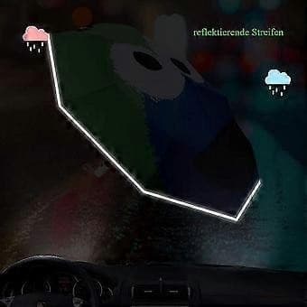 Barnas automatiske paraply med refleks
