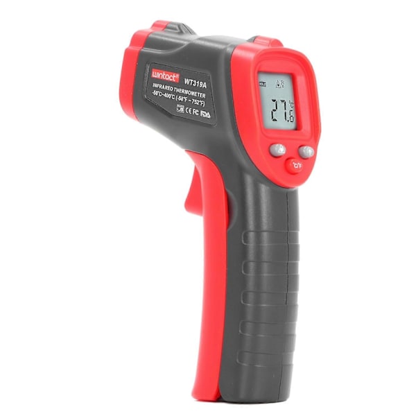 Infraröd Termometer för Matlagning Beröringsfri Laser IR Digital Mat Temperaturpistol ‑50~400℃(‑58~752℉