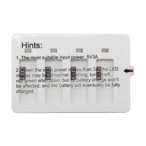 Multi-Batterilader - Dronebatteri USB Intelligent Ladestasjon for Tello