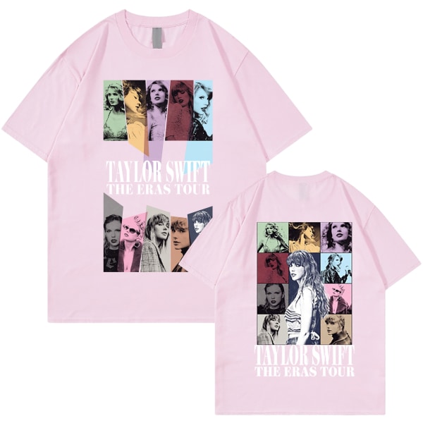 T-shirts til mænd og kvinder Taylor Swift Fan T-shirt Tryckt T-shirt Skjorta pullover Vuxen serie perifer T-shirt pink XXL