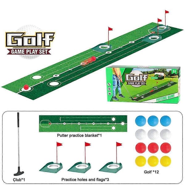 Golfklubbor för barn 2 3 4 5 år, Utdragbart golfset för småbarn med putting