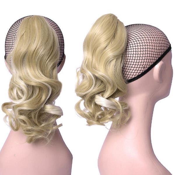 Kvinder Kæbeklo Clip In Hestehale Hair Extensions Hairpiece Wig I