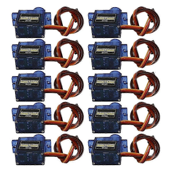 10 stk. SG90 9G Mikro-Servo til RC Flyvemaskiner Fastvinget Flyvemaskine Model Fjernstyret Flyvemaskine Legetøj Servo