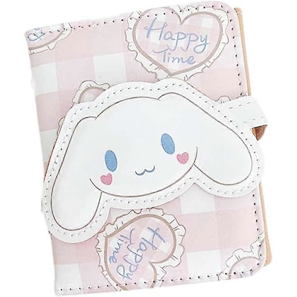 Söt Tecknad Figur Liten Plånbok Kort Dam Plånbok Flickor Plånbok Läder Tri-Fold Multi-Kort Plånbok