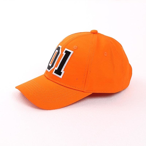 General Lee 01 Cosplay Anime Hatt Orange Justerbar cap style 2