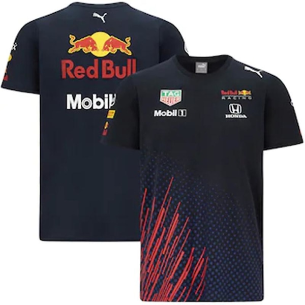 Ny F1 Racing Suit Red Bull Kortärmad Top Polo t-shirt 3 l