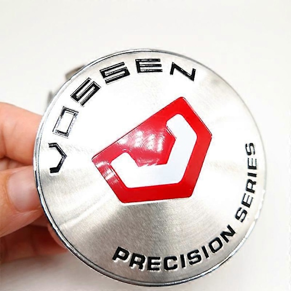 4 stk. 68 mm Vossen Precision Series Bilhjul Centerkapsel Fælge Navkapsler Dækning 65 mm Klistermærke Emblem Badge Nav Auto Styling, A