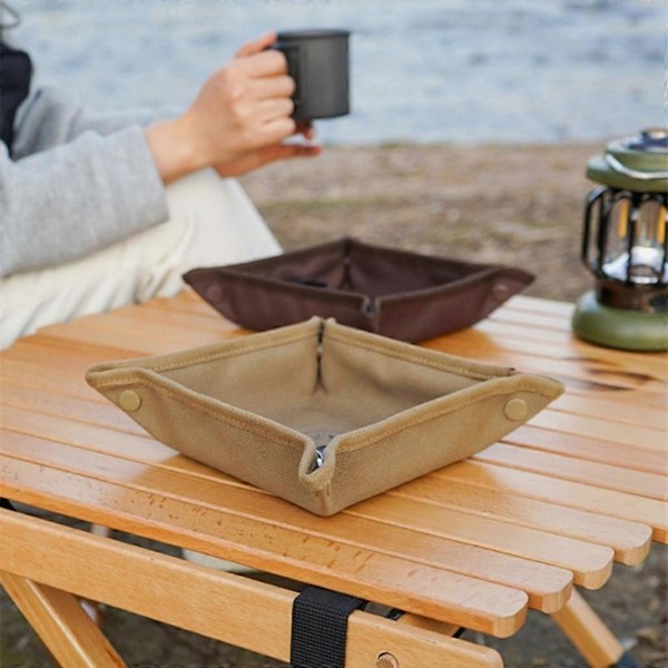 Camping Gadgets Bakke Vandtæt Oxford Opbevaringsboks Rejse Desktop-Organizer