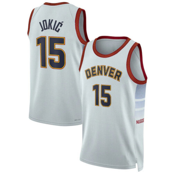 2023 City Edition Nuggets No.15 Basketballdrakt M