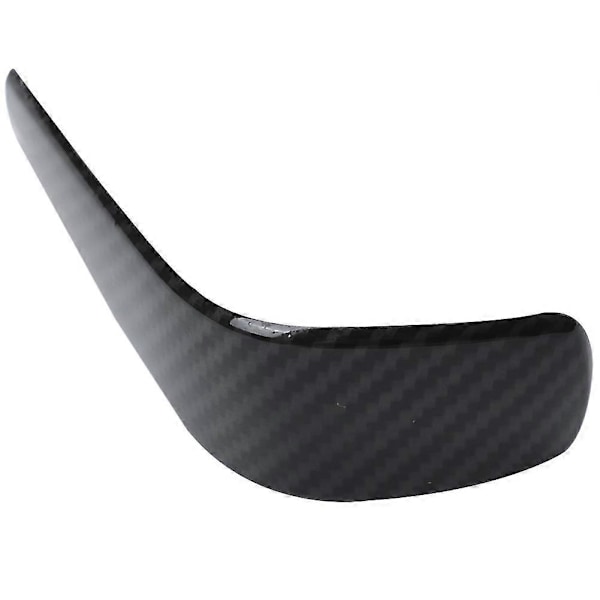 2x För E90 E92 E93 E87 3-serie 2005-2012 Kolfiberfärgad ABS Växelspaksknopp Huvudskydd Trim Ca