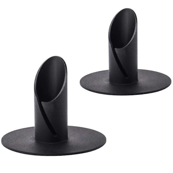 Nya Modeller Ljusstakar, Svart Metall Konisk Ljusstake Hållare Ställ, Modern Järn Ljusstake (svart)
