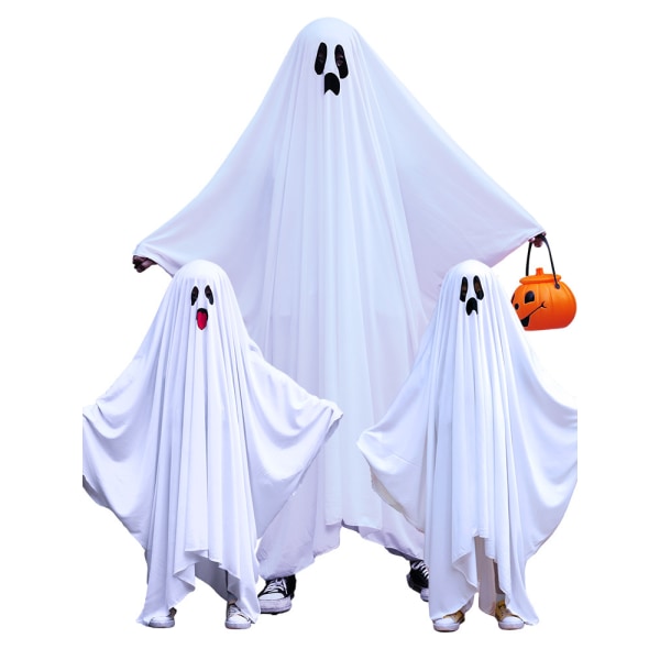 2023 nye Halloween barnekostymer maskerade barn voksen spøkelse kappe kappe klær kle opp style 1 XL
