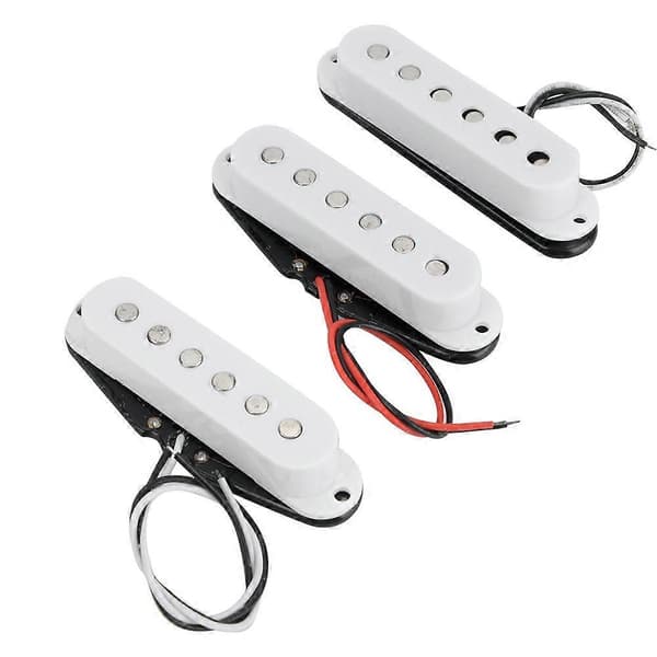 3 stk. Single Coil Pickup Sæt til Hals til Elektrisk Guitar