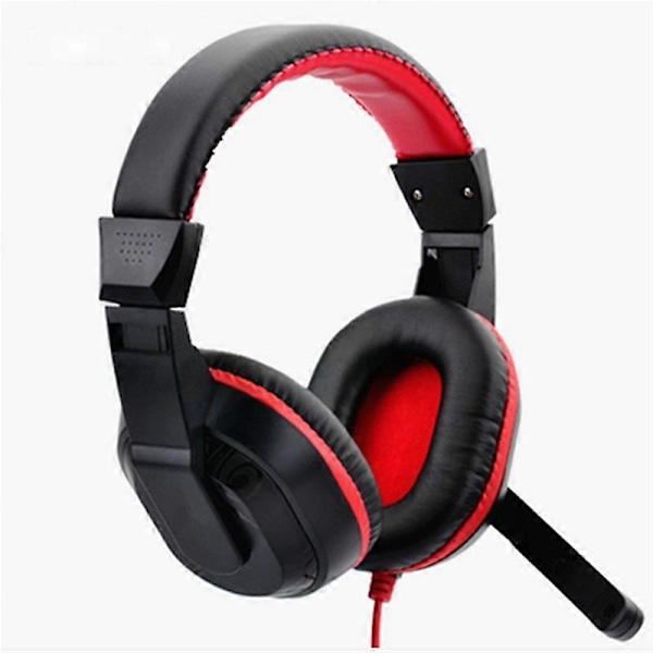 JTKE Kablet Stereo Headset 3.5mm Støyreduserende Øretelefon Med Mikrofon Justerbart Hodebånd For Datamaskin Laptop Stasjonær
