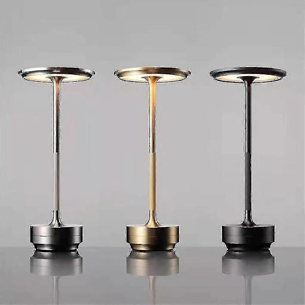 Trådløs Bordlampe Dæmpbar Vandtæt Metal USB Genopladelig Bordlampe - 1 stk. Kæledyr