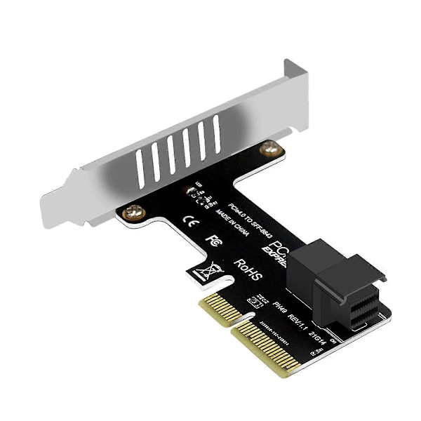 PCI-E - SFF-8643 -laajennuskortti PCIe X4 - SFF8643 -adapteri PCI-EX4/X8/X16 NVMe SSD -puolijohdelevylle