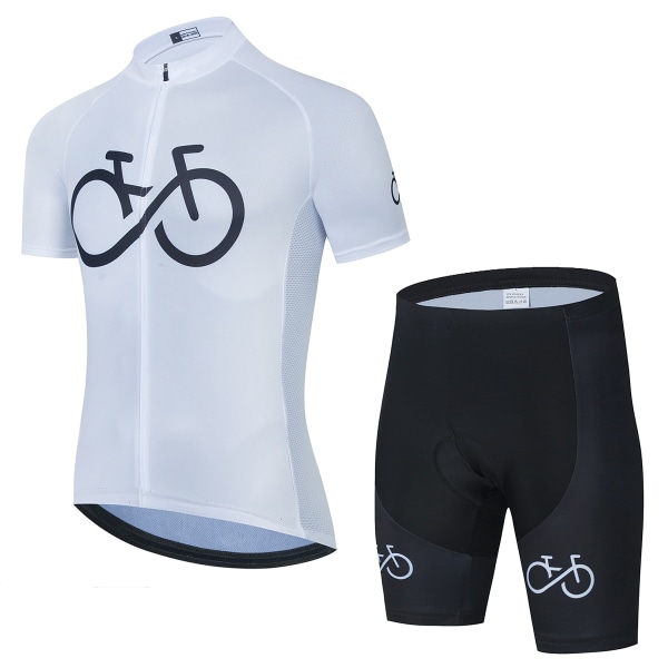 2022 Nytt Cykelset Set Sommar Cykeltröja Set Landvägscykeltröjor MTB Cykelkläder Andningsbara cykelkläder Red Asian Size -M