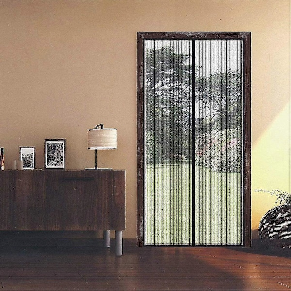 2023 - Myggenet Magnetisk Dør 105x220cm Myggenet Magnetisk Dør Myggenet Dør Fluegardin (ShiKai)