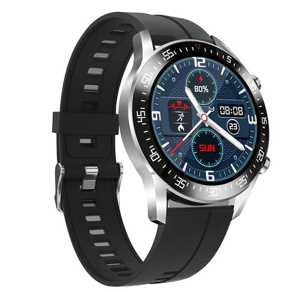 C2 Bluetooth Sport Intelligent Klocka Stegräkning Synkron Data Väder Legeringsplätering Svart