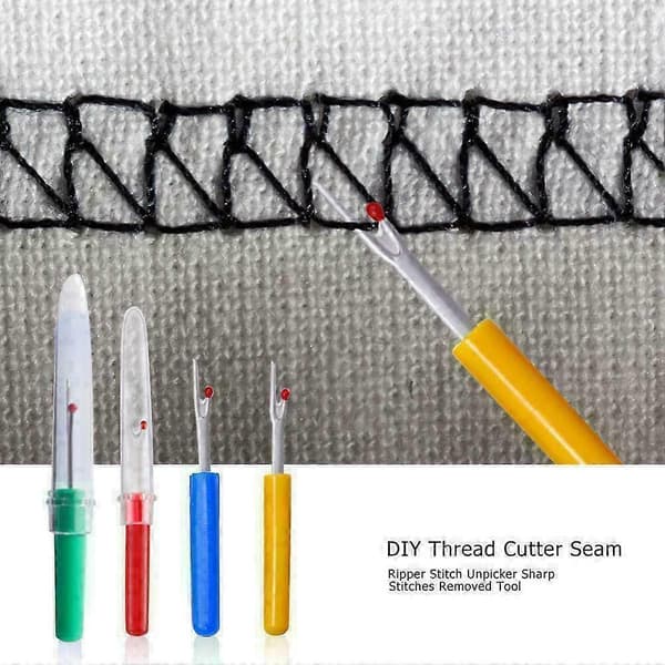 Protelleres Plastikhåndtag Søm Stitch Ripper Unpicker Y Værktøjssyning J2E4 O7C1