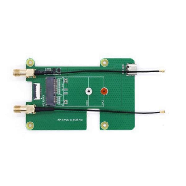 Til 5 RPI PCIe til M.2 E HAT Udvidelseskort og BE200 WiFi7 PCI-E WiFi-kort til NGFF M.2 E Key Wire
