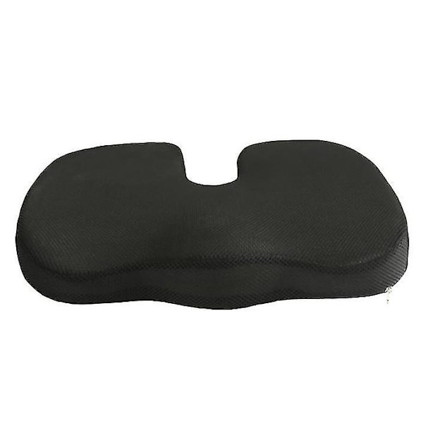 Svart Sittdyna i Memory Foam för Bilsäten, Hemmakontor & Resekudde Az20139