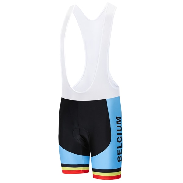 Sommer 2023 Belgia sykkellagstrøye 20D Gel Bike Shorts Bib Set Ropa Ciclismo Herre MTB Quick Dry Sykkel Maillot-klær 1 3XL