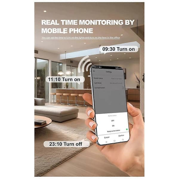 1P Tuya App Wifi Strömbrytare Interruptor Smart Life Timer Röstfjärrkontroll Automatisk Intell