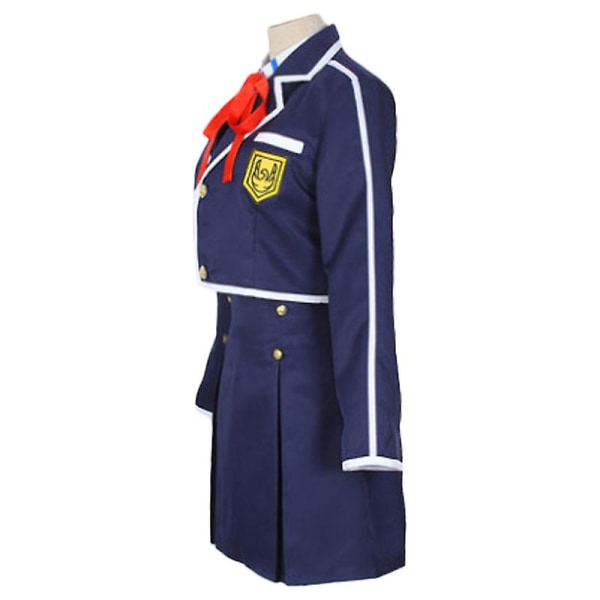 Sword Art Online Yuuki Asuna Cosplay Kostume Skoleuniform Kjole Halloween Tilpas M