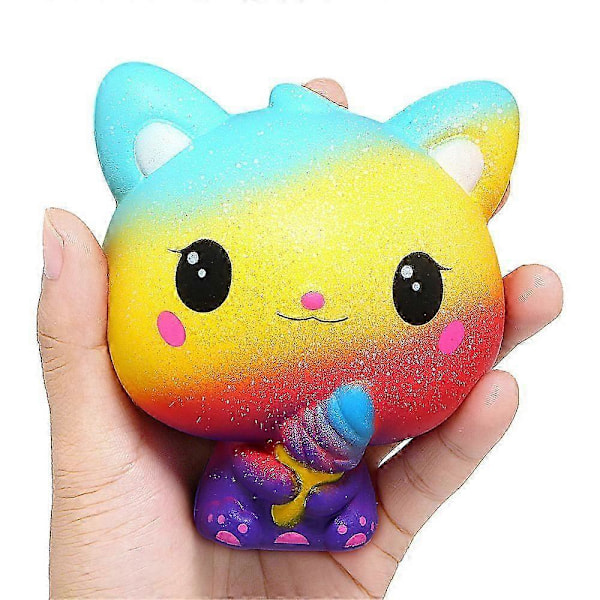 Jumbo Squishy Kawaii Enhjørning Hest Kage Hjort Dyr Panda Squishies Langsomt Stigende Stress Relief Klemme Legetøj til Børn