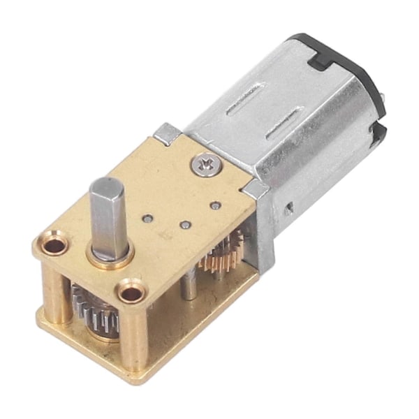 DC Växelmotor 6V Turbo Snäckväxelmotor Enkel Axel 68RPM för Maskinbyte 1:118 Utväxling
