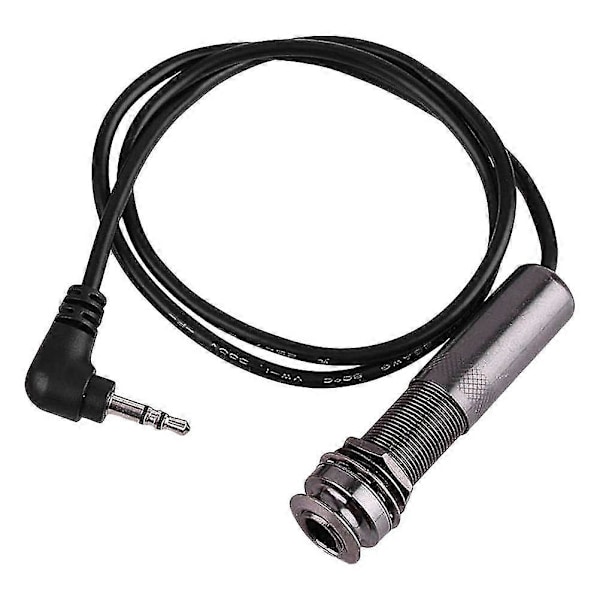 Gitarrpickupkabel Piezokabel Endpin Jack Gitarr Adapter Stereo Instrumentkabel