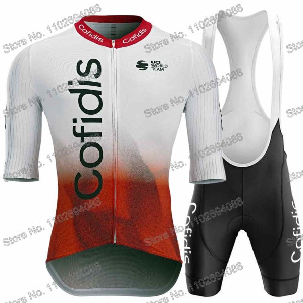 Cofidis Team 2023 Frankrike TDF Sykkeltrøye Herresett Sykkelklær Sommer Road Race Sykkelskjortedress MTB Bicycle Bib Shorts 17 4XL