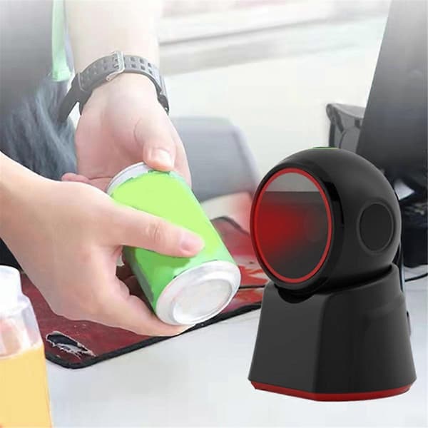 2D Stregkodescanner Desktop Omnidirektionel Automatisk 1D 2D