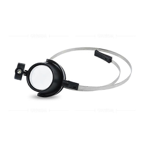 LED-belyst 15X Ögonlupp Handsfree Pannband Förstoringsglas Urmakare QYRoadWolf