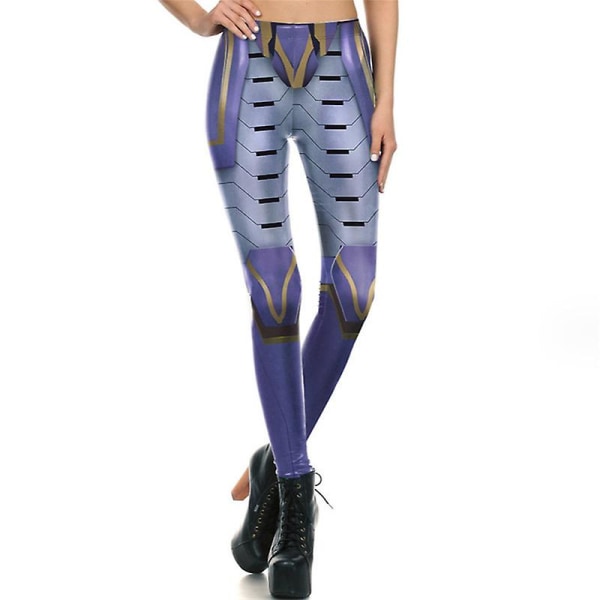 3d Print Halloween Tanktop Leggings, Dame Sexy Vest Jenter Mote Tanktops, Active Wear Gym Dress PANTS COLOR 6 XL