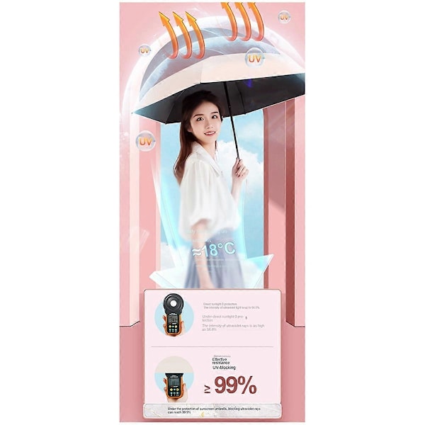 UV Beskyttelse 60% Rabat Mini Ultralet Parasol Blå