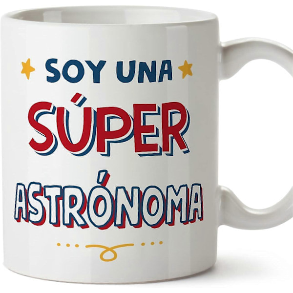 Astronom Kvinde Krus på Spansk Soy Sper Sjov Gave til Kolleger Keramisk 11oz Krus