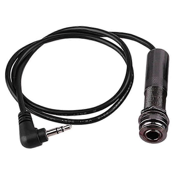 Gitarrpickupkabel Piezokabel Endpin Jack Gitarr Adapter Stereo Instrumentkabel
