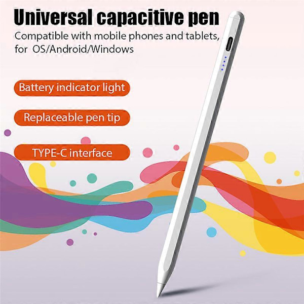 Universal Aktiv Stylus Penna för Android IOS Windows Touch Penna för IPad/Apple/Pencil/Huawei/Lenovo/Sa