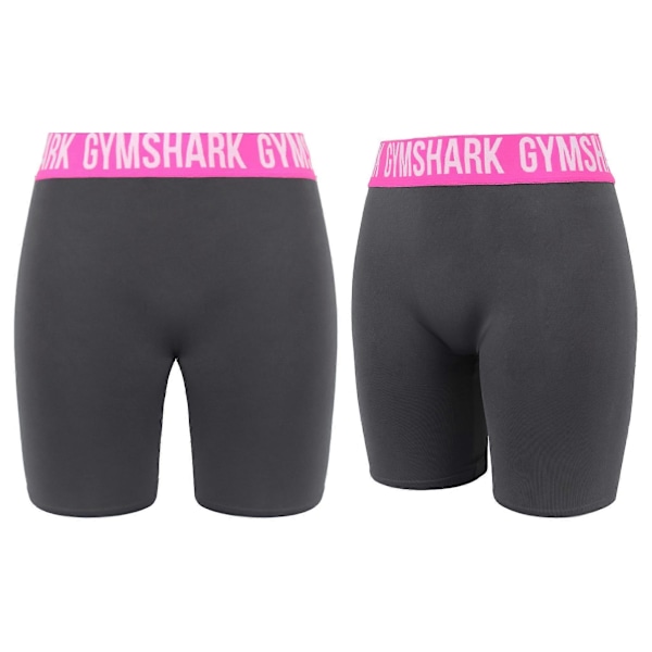 Gymshark Seamless Mørkegrå Dame Træningsshorts til Cykling GLSH3720 CH HP