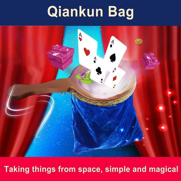Funny Magic Tricks Change Bag F Idget Toys Nybegynner Magician Prop Kid Twisty Magic Universal Change Bag Trick Leker For Barn large blue