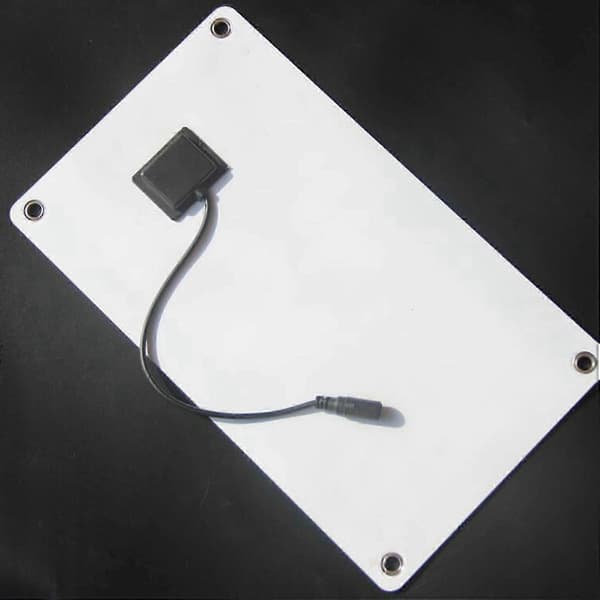 Fleksibelt solpanel 10W paneler solceller cellemodul DC til bil yacht lys RV 12V udendørs oplader