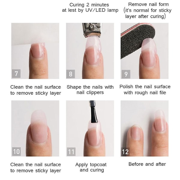 15ML Fingerneglforlengelse UV Lim Negledeksel Soak Off Extend Jelly Gel Neglekunst