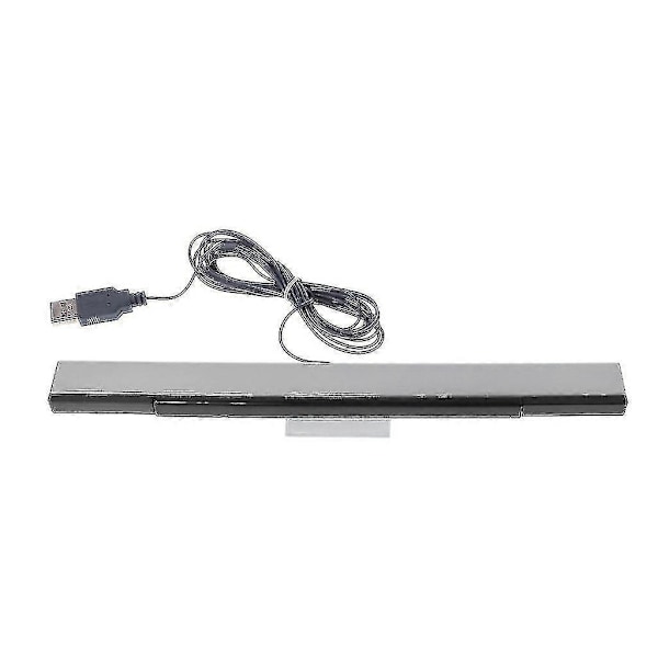 Sensor Bar Kablet Mottaker Ir Signal Ray Usb Plugg Erstatning For Wii Remote-svart