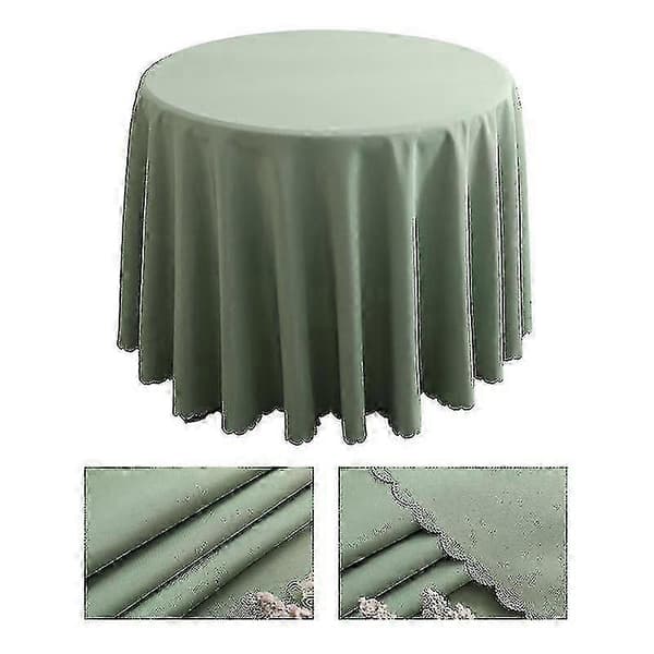 Gressgrønn duk bryllupsfest bursdagsdeksel vaskbart deksel polyester JO3
