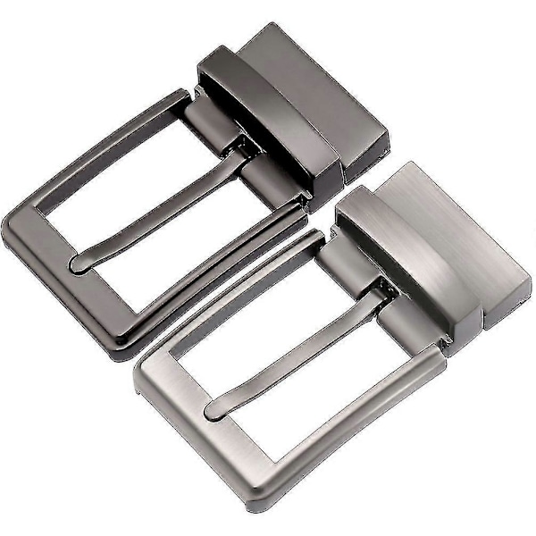 2 stk Reversible Beltespenne - Utbyttbar Spenne - 30mm 32mm 35mm - Avtakbar - Roterende Spenne - 3 3,2 3,5 Cm - Reserve - Reversible Spenne