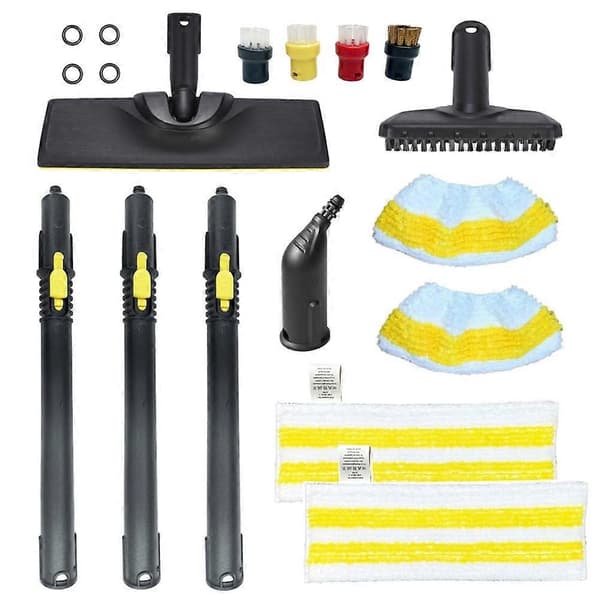 Damp rundbørste gulvmunnstykke forlengelse moppsett for Karcher SC1 SC2 SC3 SC4 SC5 SG4 damprenser tilbehør B Set b